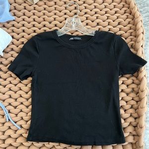 Black tee from Zara